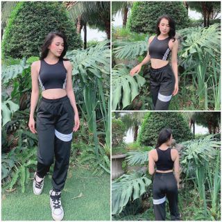 Croptop ba lỗ sọc 2 lớp mới nhất 2023 Thể Thao Siêu Đẹp ,