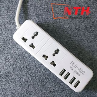 Ổ ĐIỆN THÁI LAN PLO-A03 DÀI 5M 4 CỔNG USB giá sỉ