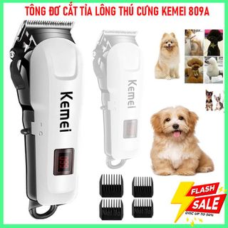 Tông Đơ Cắt Lông Chó Mèo KEMEI KM 809A, Tông Đơ Cắt Tóc Thú Cưng Không Dây, Chuyên Nghiệp giá sỉ