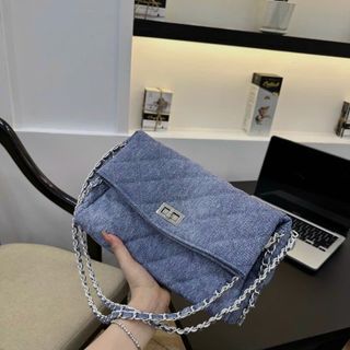Túi xách quảng châu Viền Xích Khóa Xoay - 12B3005 (Chuyên sỉ túi xách sll, balo, ví, thắt lưng, túi Laptop)