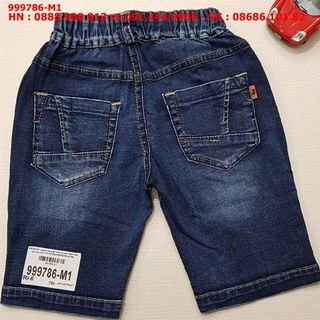 ☘️SỈ VKIDS☘️ Quần jean, bé trai, lửng thêu 76, màu xanh đậm, size nhí 9m-48m, ri6 - 999786-M1_10312707_sg1 giá sỉ