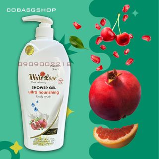 Sữa tắm cao cấp White Love 3 in 1 - 1100ml