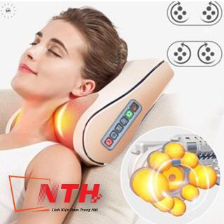 GỐI MASSAGE HỒNG NGOẠI NHẬT BẢN 20 BI OKATO