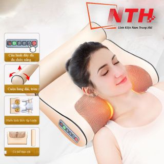 GỐI MASSAGE HỒNG NGOẠI NHẬT BẢN 20 BI OKATO