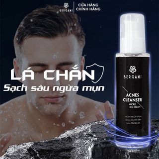 Sữa Rửa Mặt Nam Bergami Bùn Khoáng 100ml