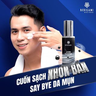 Sữa Rửa Mặt Nam Bergami Bùn Khoáng 100ml