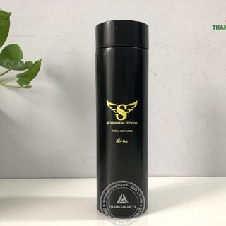 Bình Giữ nhiệt Inox 304, Đèn Led Hiển Thị Nhiệt Độ – In logo