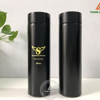 Bình Giữ nhiệt Inox 304, Đèn Led Hiển Thị Nhiệt Độ – In logo