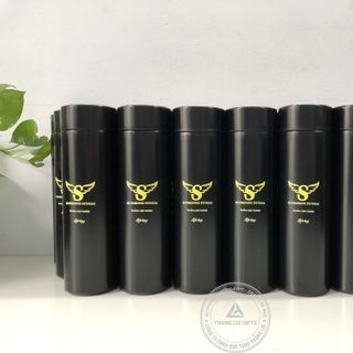 Bình Giữ nhiệt Inox 304, Đèn Led Hiển Thị Nhiệt Độ – In logo