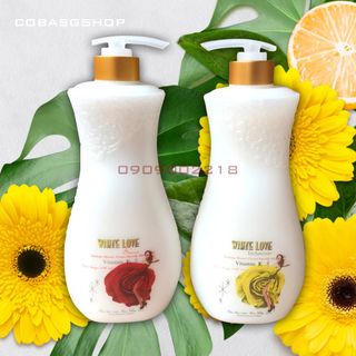 Sữa tắm nước hoa mịn da White Love 900ml
