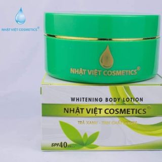 Kem dưỡng trắng da toàn thân trà xanh tinh chất serum 180gr