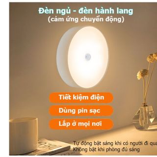 Đèn Cảm Biến Chuyển Động, Đèn Led Thông Minh Ban Đêm Dán Tường Không Dây, Góc Cảm Ứng Rộng, Thích Hợp Cho Mọi Không Gian
