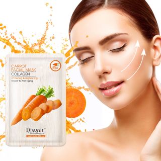 Mặt nạ Cà Rốt Tinh Chat Collagren Dưỡng Ẩm , Phục Hồi , Cấp Nước , Giúp da chắc khoẻ chống lại Lão hoá ( 1hop/10mieng )