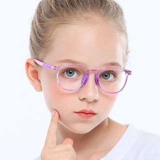 [Siêu dẻo] Kính thời trang gọng dẻo xịn, tròng chống chói, chống tia UV có thể thay tròng cho bé mã 2233