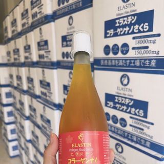 Nước uống trắng da Collagen NANO SAKURA 180,000mg – Chai 500ml