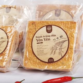 Bánh Tráng Dừa Yên Yên (Đặc sản Phú Yên) - Loại bịch vuông 80gr giá sỉ