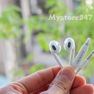 Tai Nghe Oppo Siêu Bass,Chuẩn Màng Loa Xanh,dùng cho máy chân 3.5mm, có mic đàm thoại âm thanh lớn