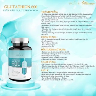 Viên nám Glutathion 600