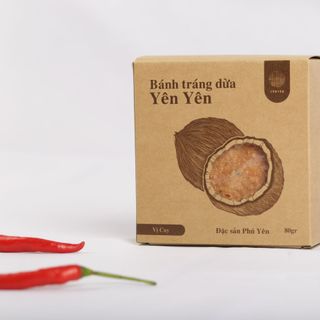 Bánh Tráng Dừa Yên Yên (đặc sản Phú Yên) - HỘP MINISIZE 80gr