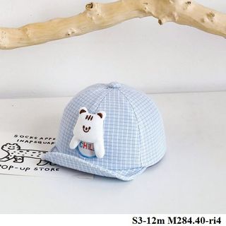 Mũ mềm kẻ S3-12m M284.40-ri4