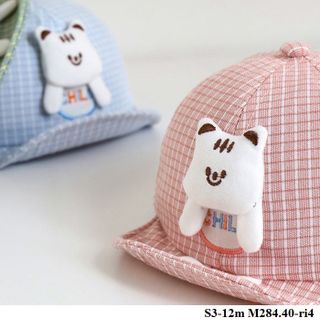 Mũ mềm kẻ S3-12m M284.40-ri4