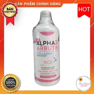 Sữa tắm alphabutin trắng da
