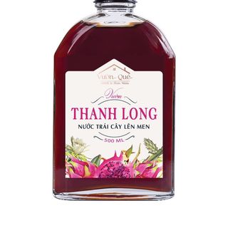 NƯỚC TRÁI CÂY THANH LONG LÊN MEN TỰ NHIÊN - 500ml