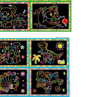 Tranh cạo tranh ma thuật 2 mặt