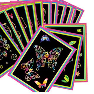 Tranh cạo tranh ma thuật 2 mặt