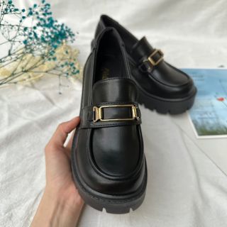 Giày Búp Bê Nữ Phong Cách Đơn Giản Dễ Thương Dễ Phối Đồ Cao 6 Phân