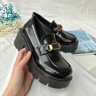 Giày Búp Bê Nữ Phong Cách Đơn Giản Dễ Thương Dễ Phối Đồ Cao 6 Phân
