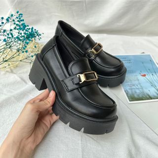 Giày Búp Bê Nữ Phong Cách Đơn Giản Dễ Thương Dễ Phối Đồ Cao 6 Phân