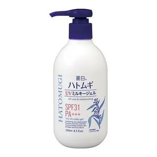 Sữa dưỡng thể chống nắng trắng da Hatomugi UV Milky Gel SPF31 PA +++ Nhật