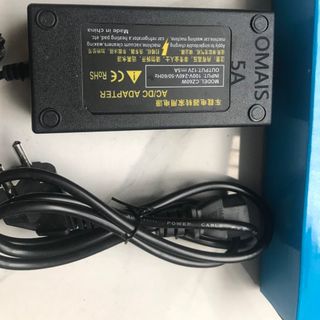 Bộ nguồn nhựa adapter 12V-5A -10A (DC) (Đen) - Hàng Chuẩn Công Ty - Chất Lượng - Bền - Sỉ Toàn Quốc