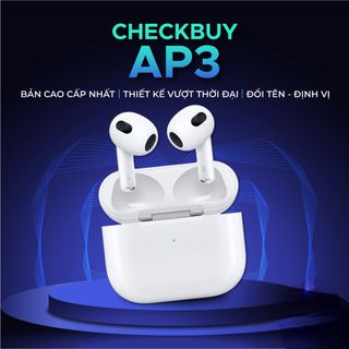 Tai Nghe Bluetooth AP3 - Âm Thanh Hay - Cao Cấp- Đầy Đủ Các Chức Năng - Đổi Tên - Sạc Không Dây - Chống Nước giá sỉ