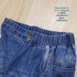 ☘️SỈ VKIDS☘️ Quần jean, bé gái, dáng rộng lai tủa in Mickey túi sau, size 10t-16t, ri7, XQ0110-A_14522907_sg3 giá sỉ