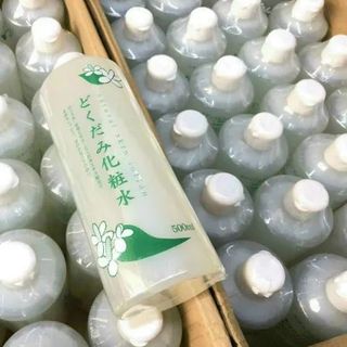 Nước Hoa Hồng Diếp Cá Tía Tô Dành Cho Da Dầu Mụn Toner Chinoshio Dokudami Natural Skin Lotion Nhật Bản 500ml