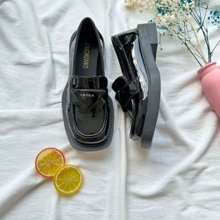 Giày Lolita Búp Bê Lười Đế Thấp Siêu Xinh