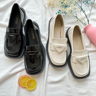 Giày Lolita Búp Bê Lười Đế Thấp Siêu Xinh