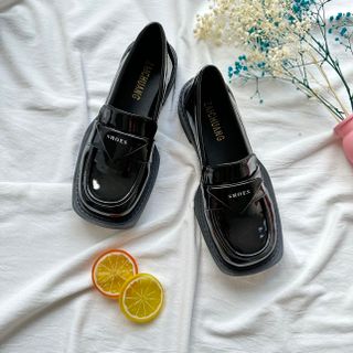 Giày Lolita Búp Bê Lười Đế Thấp Siêu Xinh