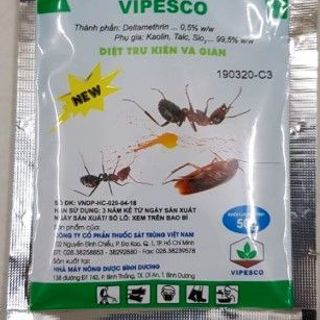 Bột phấn kiến Vipesco 50gr - Diệt kiến, gián, côn trùng