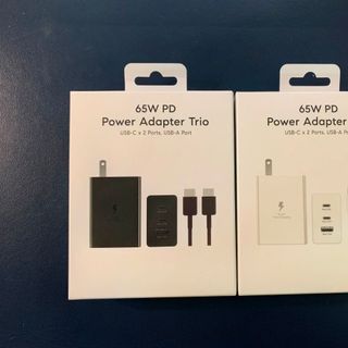Củ Sạc Samsung - 65W PD 3 trong 1 USB-C x2, USB-A x1 Made in VietNam Chính hãng