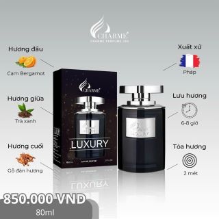 Nước Hoa Charme Luxury 80ml (Vui lòng Inbox để có giá chính xác) giá sỉ