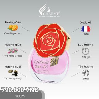 Nước Hoa Charme Rose Girl 100ml (Vui lòng Inbox để có giá chính xác) giá sỉ