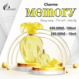 Nước Hoa Charme Memory 100ml (Vui lòng Inbox để có giá chính xác) giá sỉ