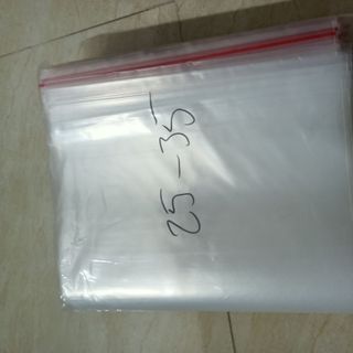 Túi zip chỉ đỏ loại tốt 7_10cm .  8_12 cm. 10_14cm .  8,5- 12 cm .