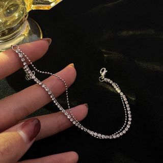 Lắc tay dây đính đá