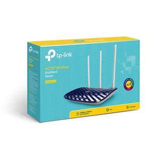 Bộ Phát Wifi TP-Link Archer C20 (Chuẩn AC/ AC750Mbps/ 3 Ăng-Ten Ngoài/ 25 User)