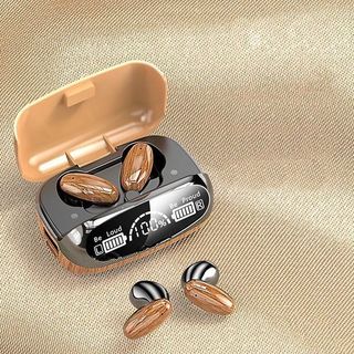 Tai Nghe Bluetooth Vân Gỗ Kiêm sạc dự phòng BL35