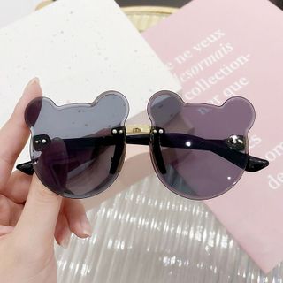 [Deal giảm giá] Kính bé thời trang hình tai gấu siêu đáng yêu, chống nắng, chống tia UV dành cho bé 2 đến 6 tuổi mã BEOC